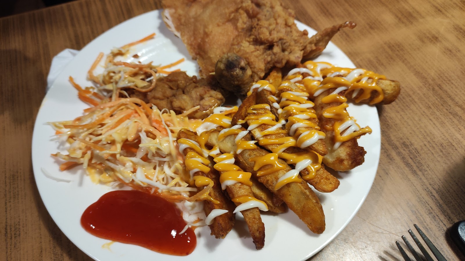 Mix Plate (Chicken, Lamb, Fish) 什扒（雞羊魚）